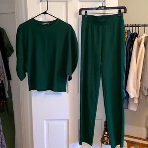 Zara Trafaluc Top & Pant Set